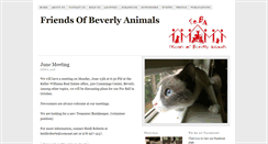 Desktop Screenshot of friendsofbeverlyanimals.org